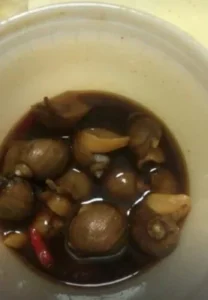 Sizzling Spicy Abalone Snails Buy one bucket, get one bucket free and a 350g taster pack. photo review